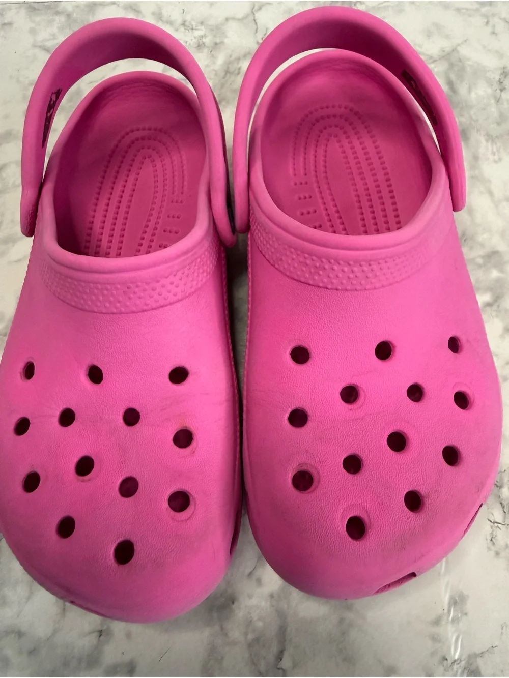 Crocs Kids Classic Pink Clogs/Sandals Size Junior 3